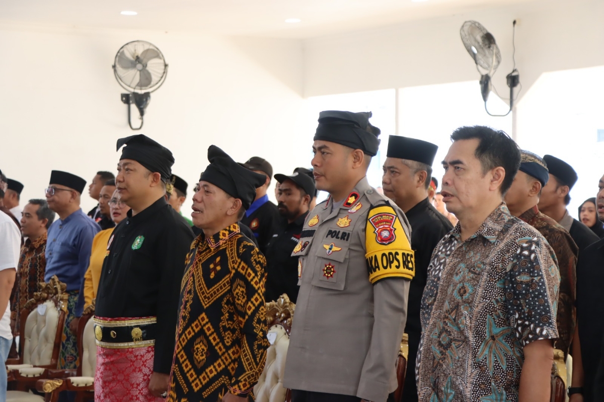Kapolres Ketapang AKBP Muhammad Harris menghadiri pelantikan pengurus IPSI pada Sabtu (7/2).
