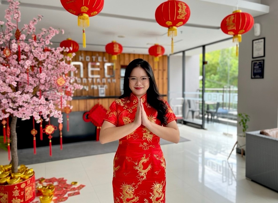 Hotel Neo Gajah Mada Pontianak menyambut Tahun Baru Imlek dan Cap Go Meh.
