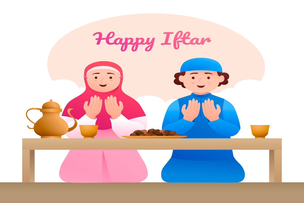 ilustrasi berbuka puasa.