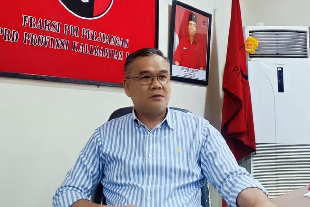 Ketua Fraksi PDIP DPRD Kalbar, Agus Sudarmansyah.
