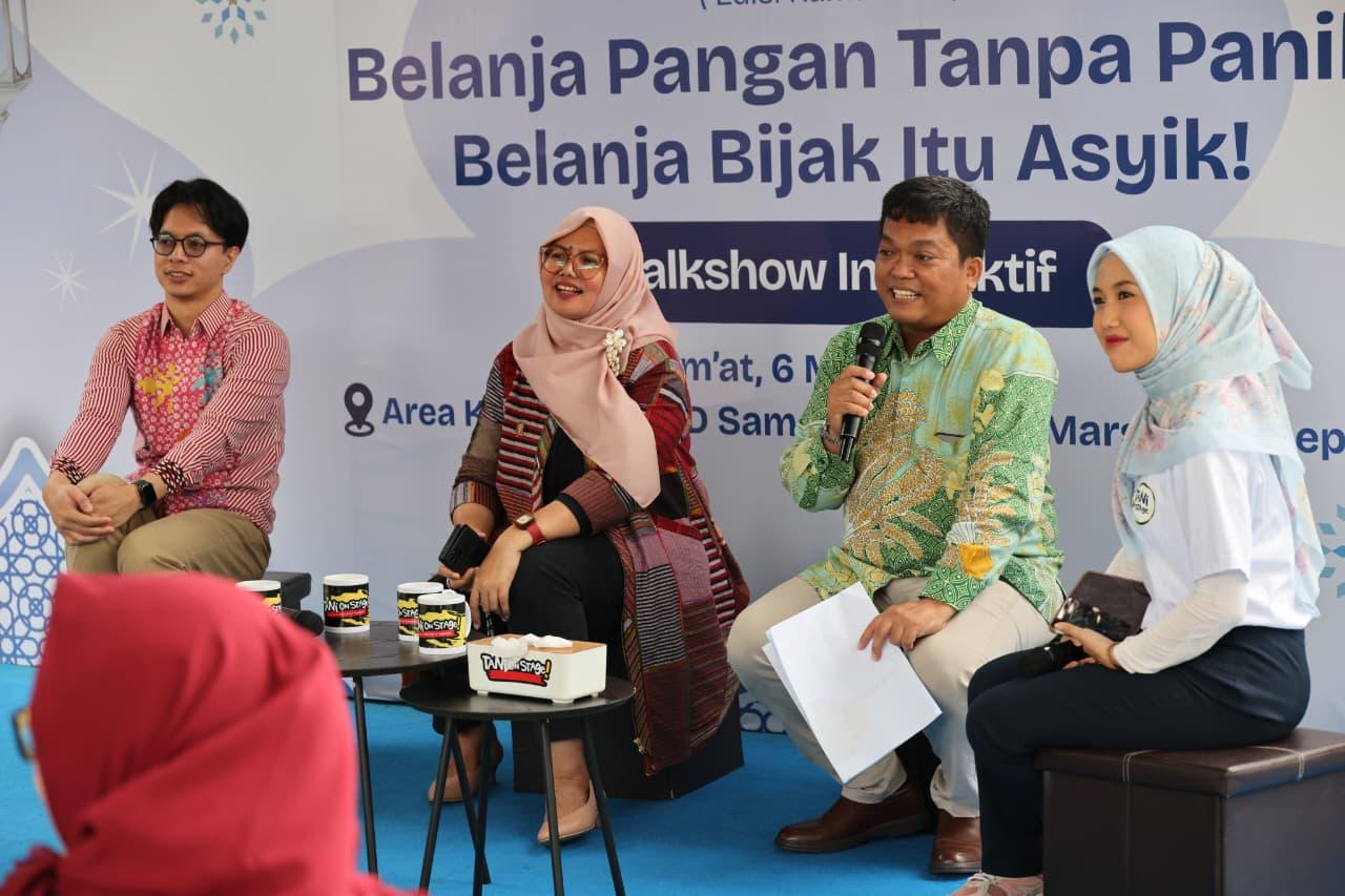 Kementerian Pertanian menggelar talkshow &ldquo;Tani On Stage&rdquo; di Depok untuk mengedukasi masyarakat agar berbelanja pangan secara bijak menjelang Idulfitri.