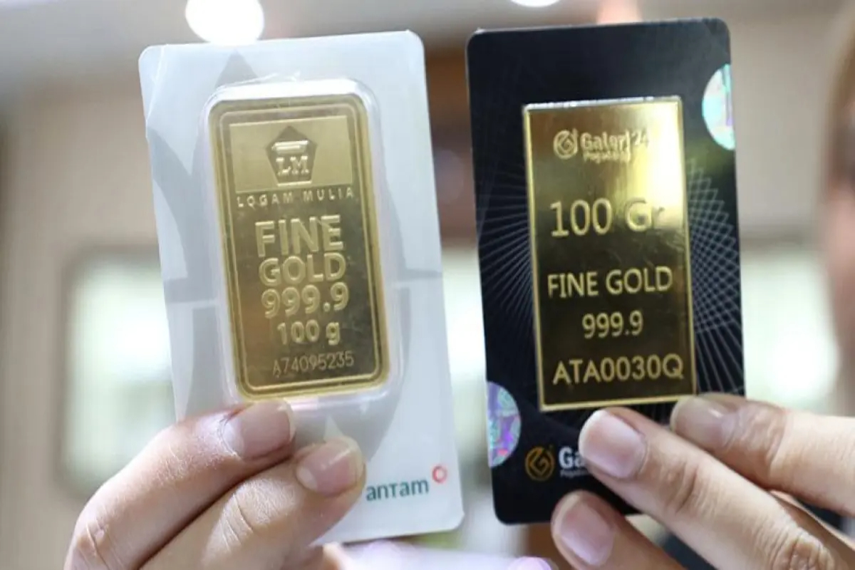 ILUSTRASi harga emas Antam hari ini kembali melonjak hingga menjadi Rp3.087.000 per Gram.