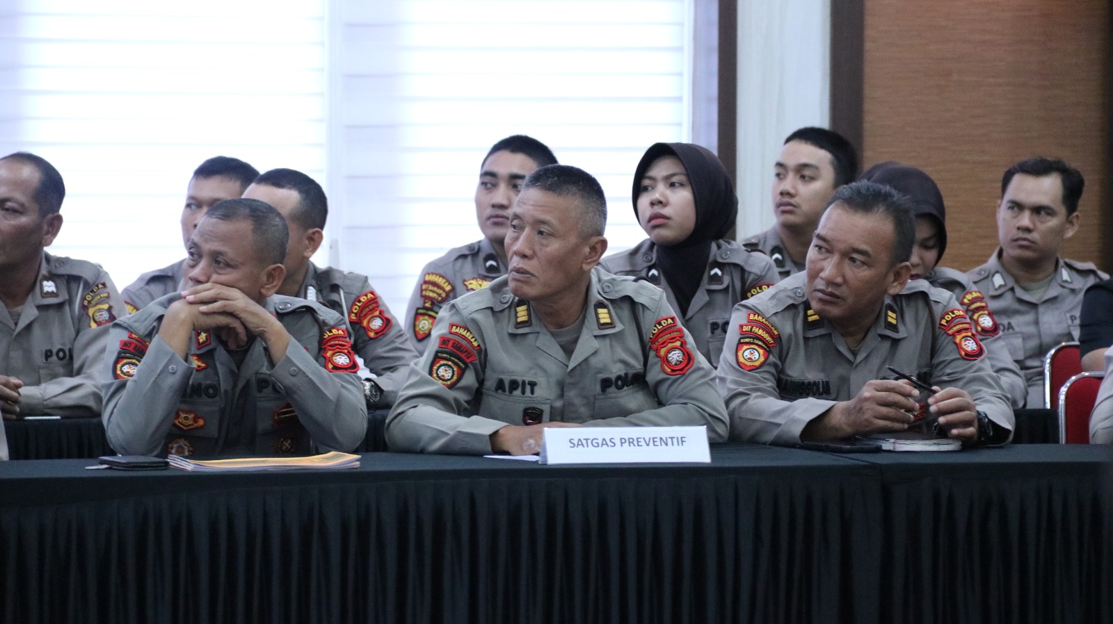 KETUPAT : Sejumlah personel mengikuti kegiatan Latpra Ops Ketupat Kapuas 2026 yang digelar di Graha Khatulistiwa Polda Kalbar, Selasa (10/3).