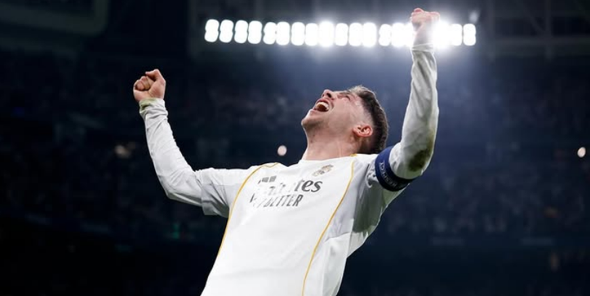 Federico Valverde yang mencetak hattrick bagi Real Madrid di laga Liga Champions.[Foto: Instagram/@fedevalverde]