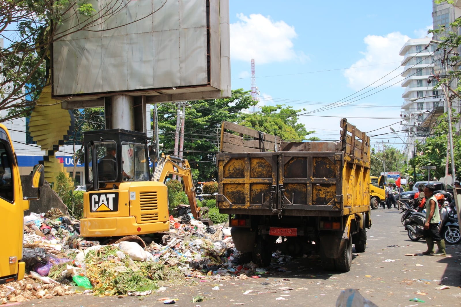 Ilustrasi pembuangan sampah di Kota Pontianak