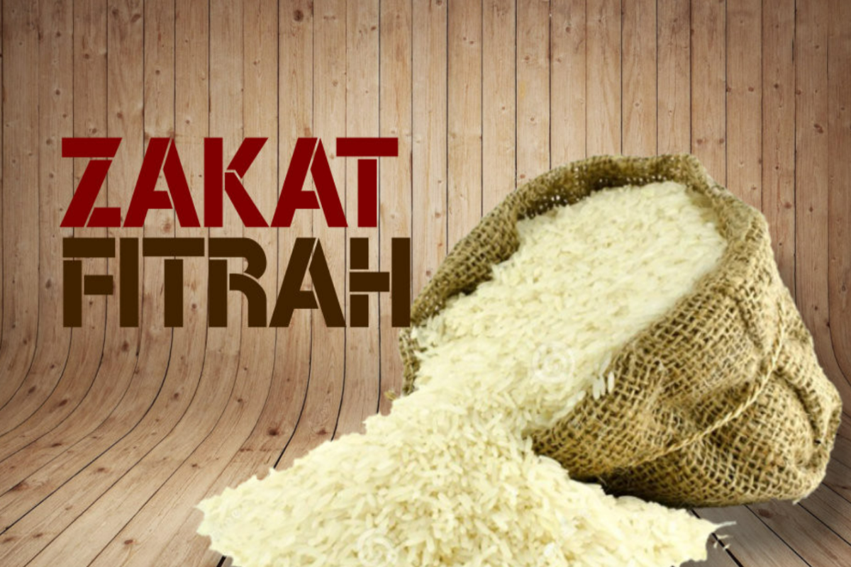 Ilustrasi zakat fitrah. 