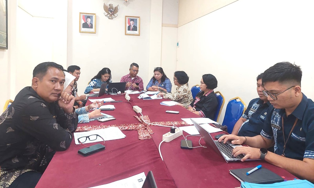 Kanwil Kemenkum Kalbar menggelar harmonisasi raperbup Sintang pada Kamis (12/3). 