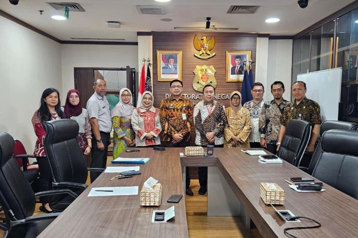 Kanwil Kemenkum Kalbar menggelar koordinasi dengan Ditjen KI pada Kamis (12/3).