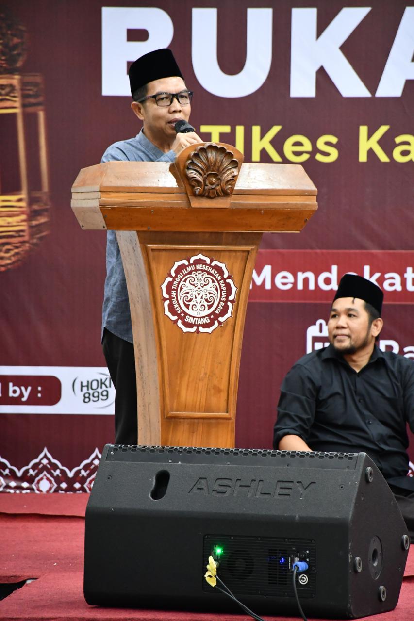 DAMPAK : Pelaksana Tugas Asisten II Bidang Perekonomian dan Pembangunan Sekretariat Daerah Kabupaten Sintang, Edy Harmaeni, mengatakan kegiatan yang dilakukan Stikara memberi dampak nyata bagi masyara