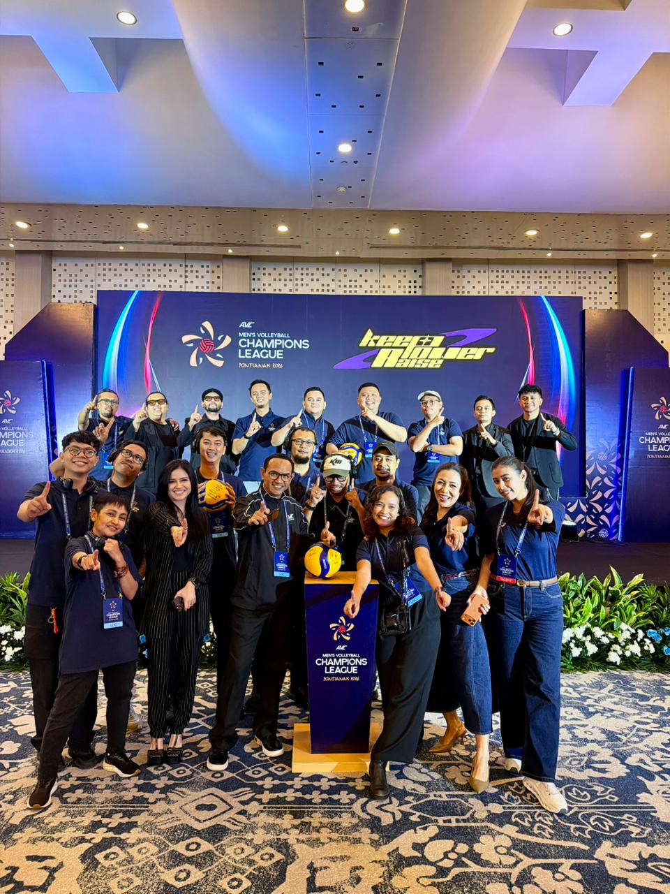Keep Power Rise (KPR) kembali dipercaya menyelenggarakan turnamen bola voli internasional, AVC Men&rsquo;s Champions League 2026 di Pontianak.
