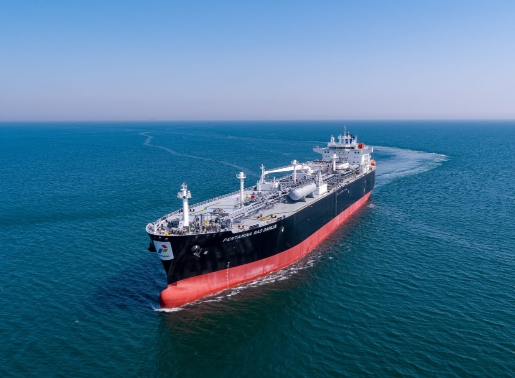 KAPAL INDONESIA: Ilustrasi kapal tanker Pertamina. Sejauh ini kapal Indonesia belum diizinkan Iran melintasi Selat Hormuz. Padahal negara Asia Tenggara lainnya sudah boleh. 