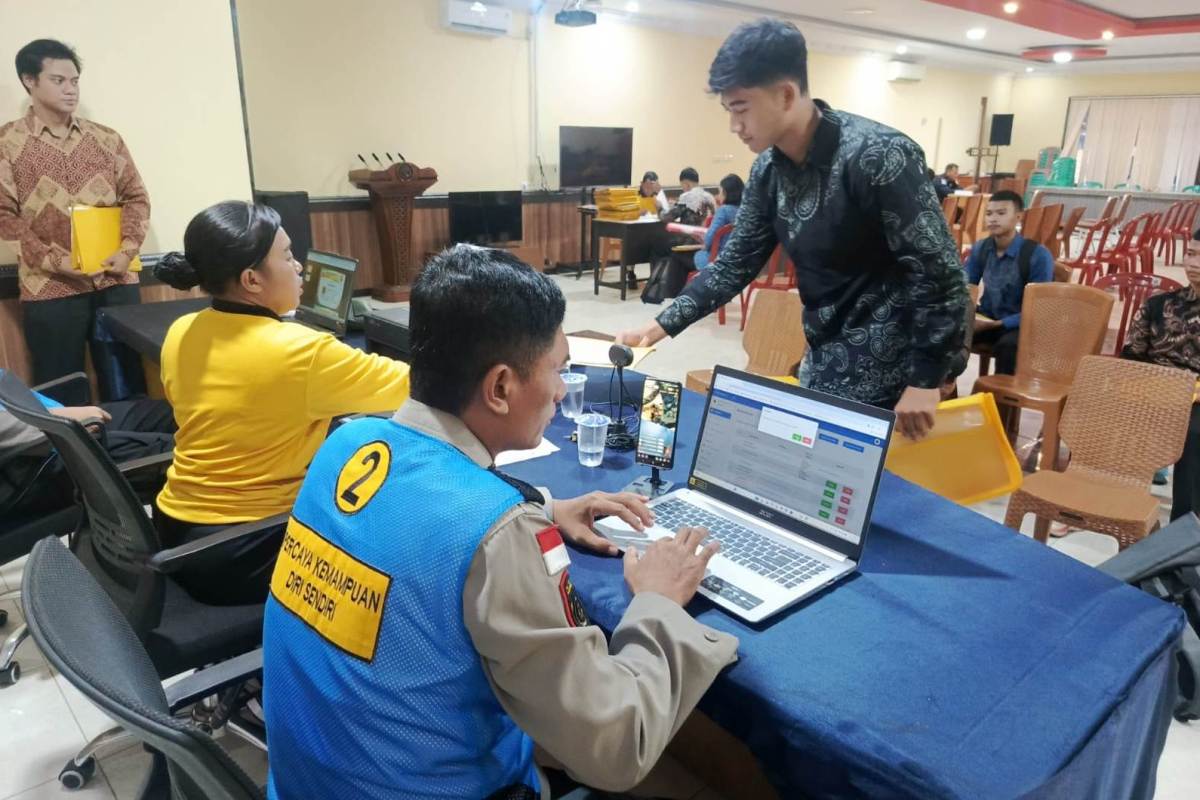 Polres Sanggau menerima pendaftaran Polri 2026 pada Jumat (27/3). 