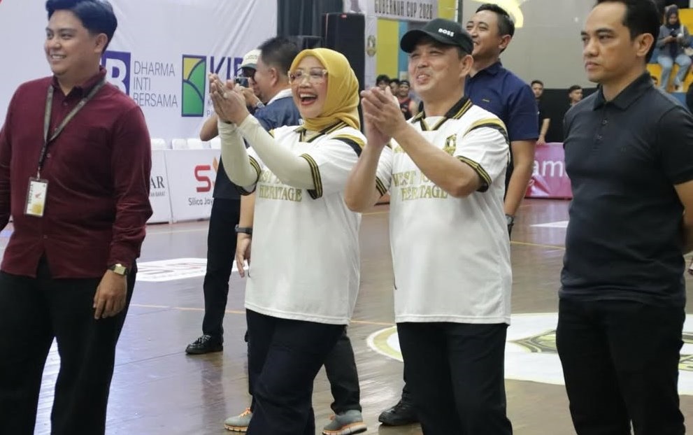 APRESIASI: Bupati Mempawah, Erlina mengapreasiasi penyelenggaraan turnamen Basket Perbasi 2026 sebagai wadah melahirkan atlet-atlet berkualitas dan profesional.