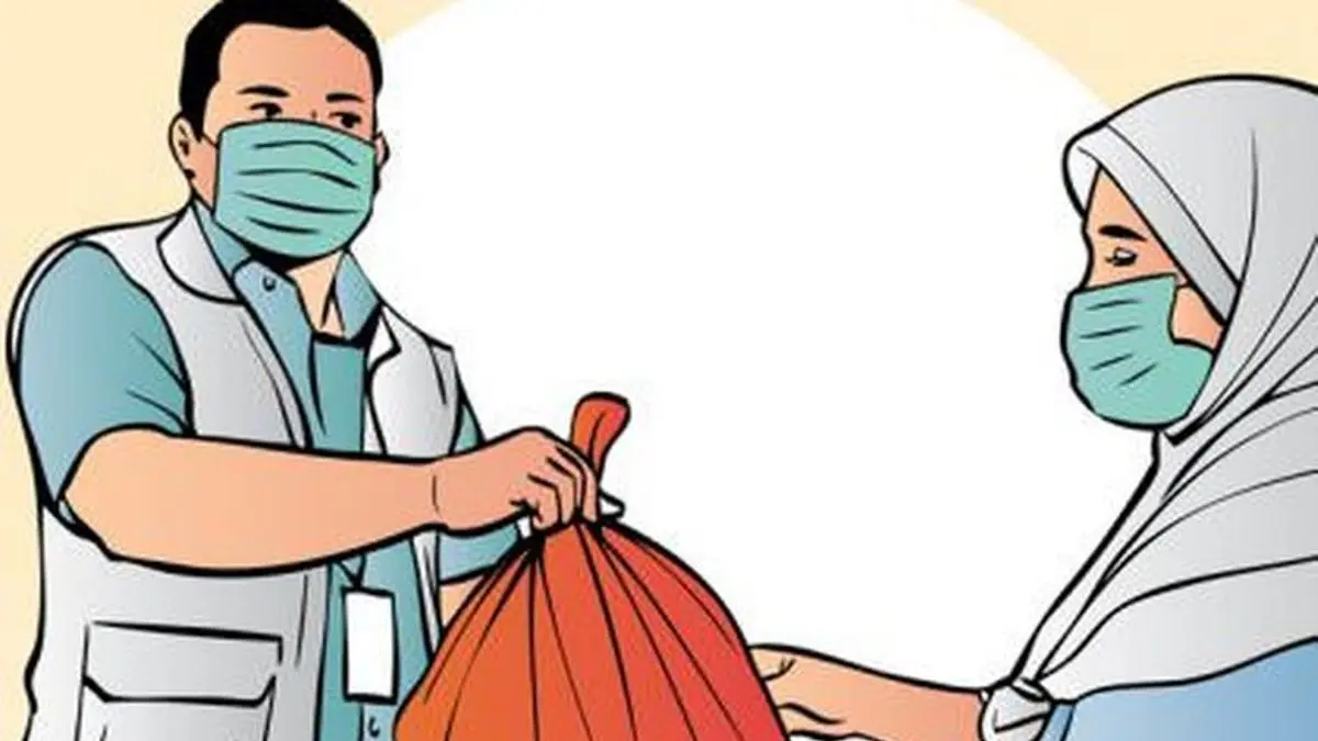Ilustrasi bantuan sosial (bansos).
