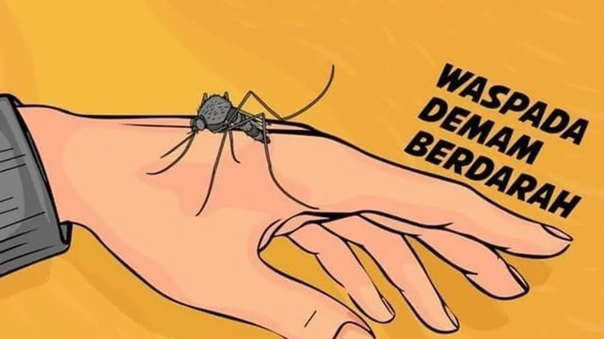 Ilustrasi demam berdarah (DBD).