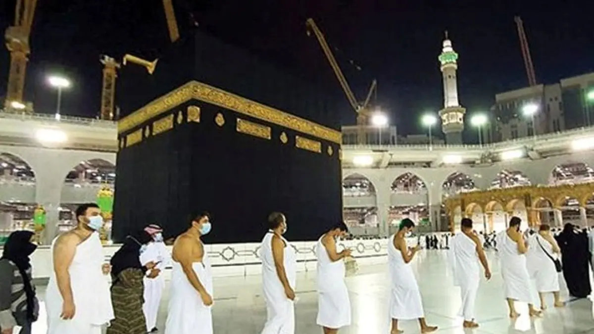 Ilustrasi jemaah haji.
