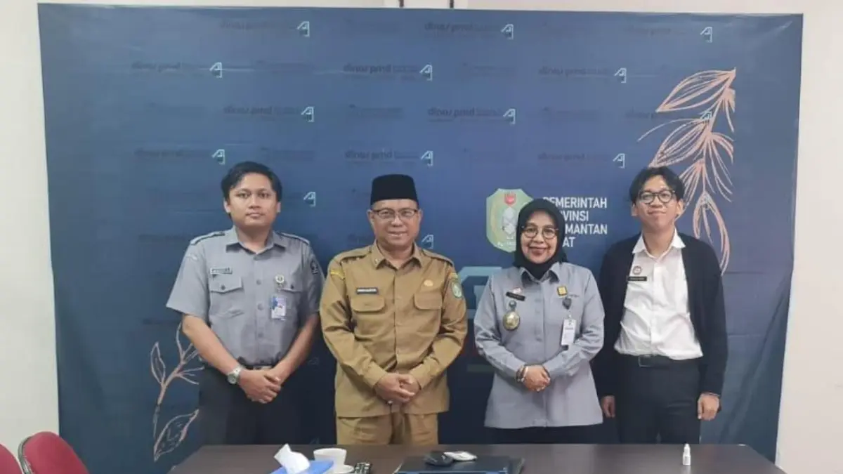 Kepala Divisi Pelayanan Hukum Farida menggelar koordinasi bersama Dinas Pemberdayaan Masyarakat dan Desa Kalbar pada Selasa (31/3). ISTIMEWA