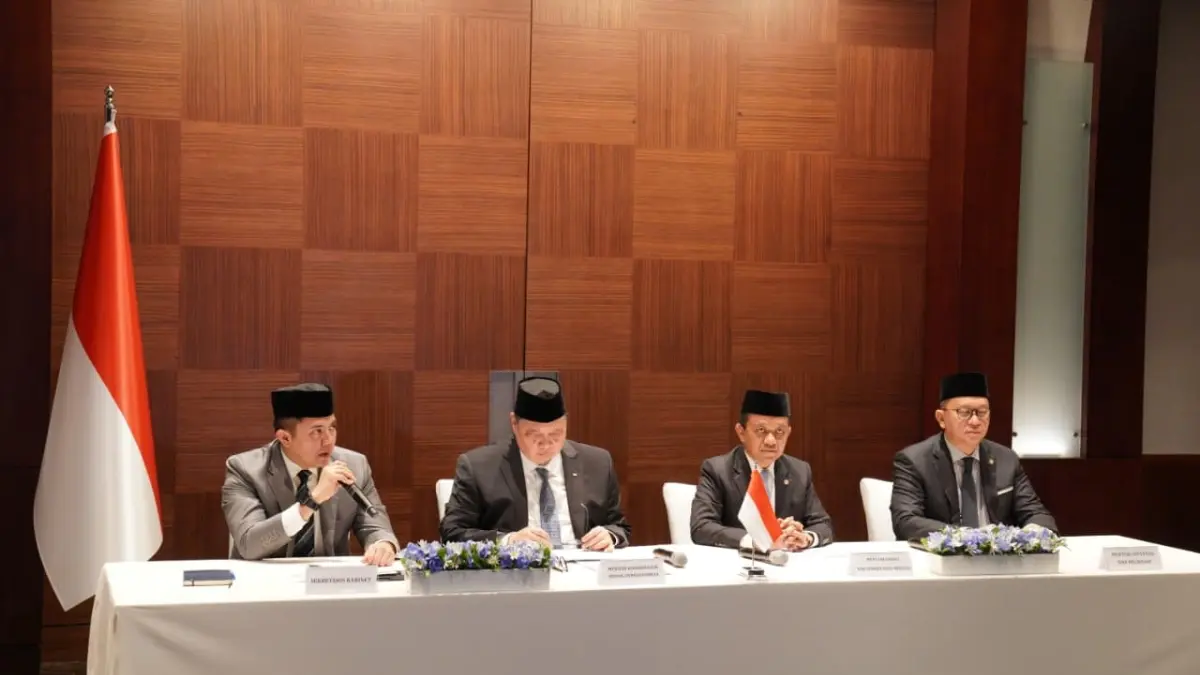 Pemerintah menggelar konferensi pers secara daring pada Selasa (31/3) malam. BAKON RI