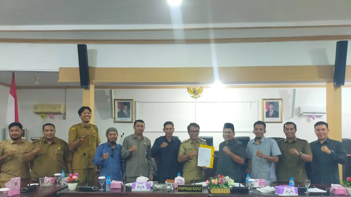 RAKER : Komisi I DPRD Kabupaten Kayong Utara menggelar rapat kerja (Raker) bersama. (ISTIMEWA)