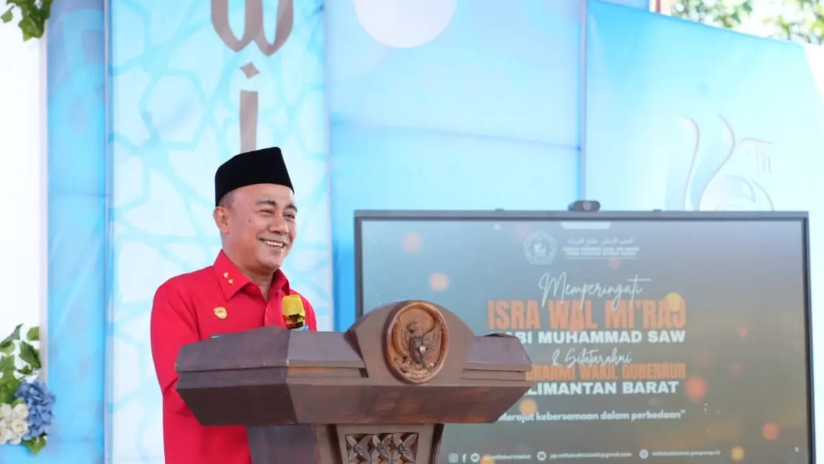 Wakil Gubernur Kalimantan Barat, Krisantus Kurniawan.