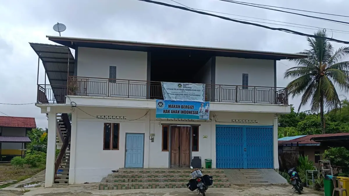 Salah satu SPPG/Dapur MBG di Kapuas Hulu yang ditutup sementara. (TAUFIK /PONTIANAK POST)