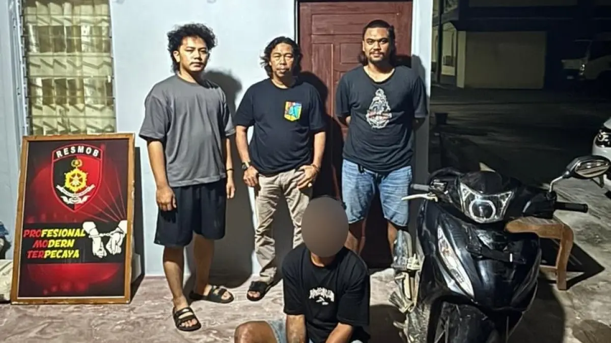 Satreskrim Polres Sanggau meringkus pria berinisial A (30).