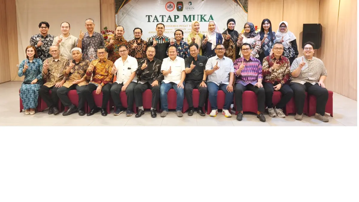 Pengurus POGI cabang Kalimantan Barat dan Pengurus Pusat POGI foto bersama usai acara tatap muka pada Sabtu malam, 4 April 2026.