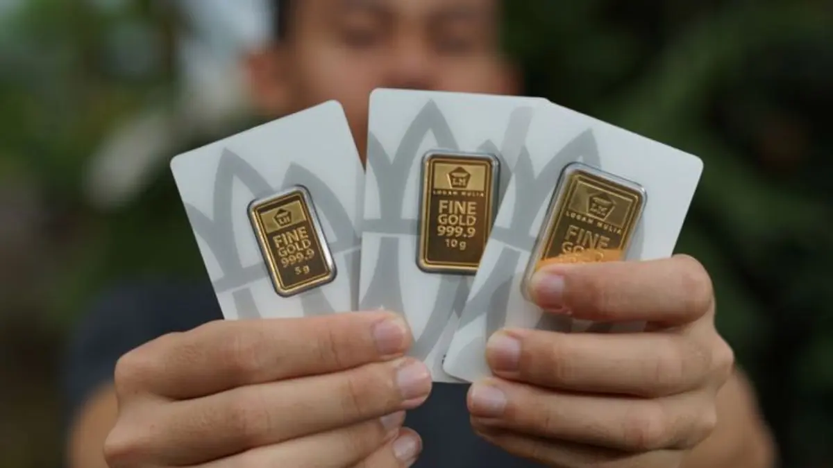 Harga emas Antam hari ini naik. (RADAR KEDIRI)