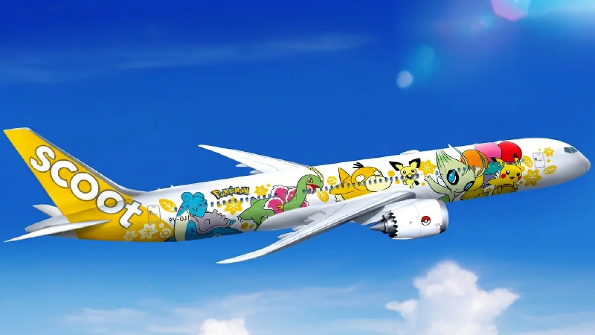 Ilustrasi pesawat Scoot. Kini Scoot membuka rute penerbangan Pontianak-Singapura.