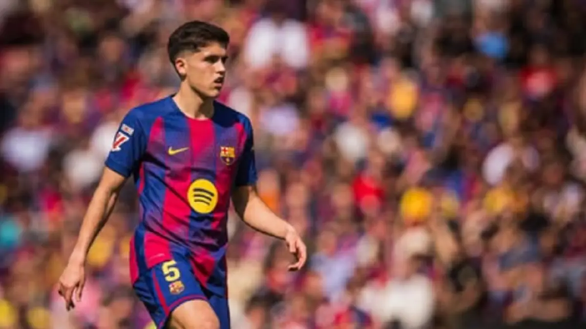 Pau Cubarsi saat membela Barcelona dalam sebuah pertandingan. (INSTAGRAM/@paucubarsi)