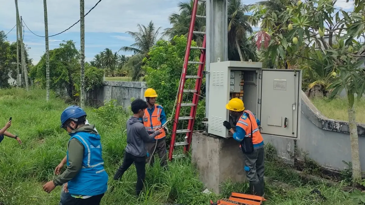 Pencurian kabel tembaga gardu PLN terjadi lebih dari satu kali. (ISTIMEWA)