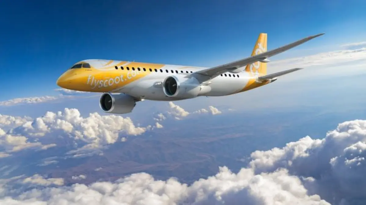 Ilustrasi pesawat maskapai Scoot kini membuka rute penerbangan Pontianak - Singapura dengan harga murah. (DOK JAWA POS)