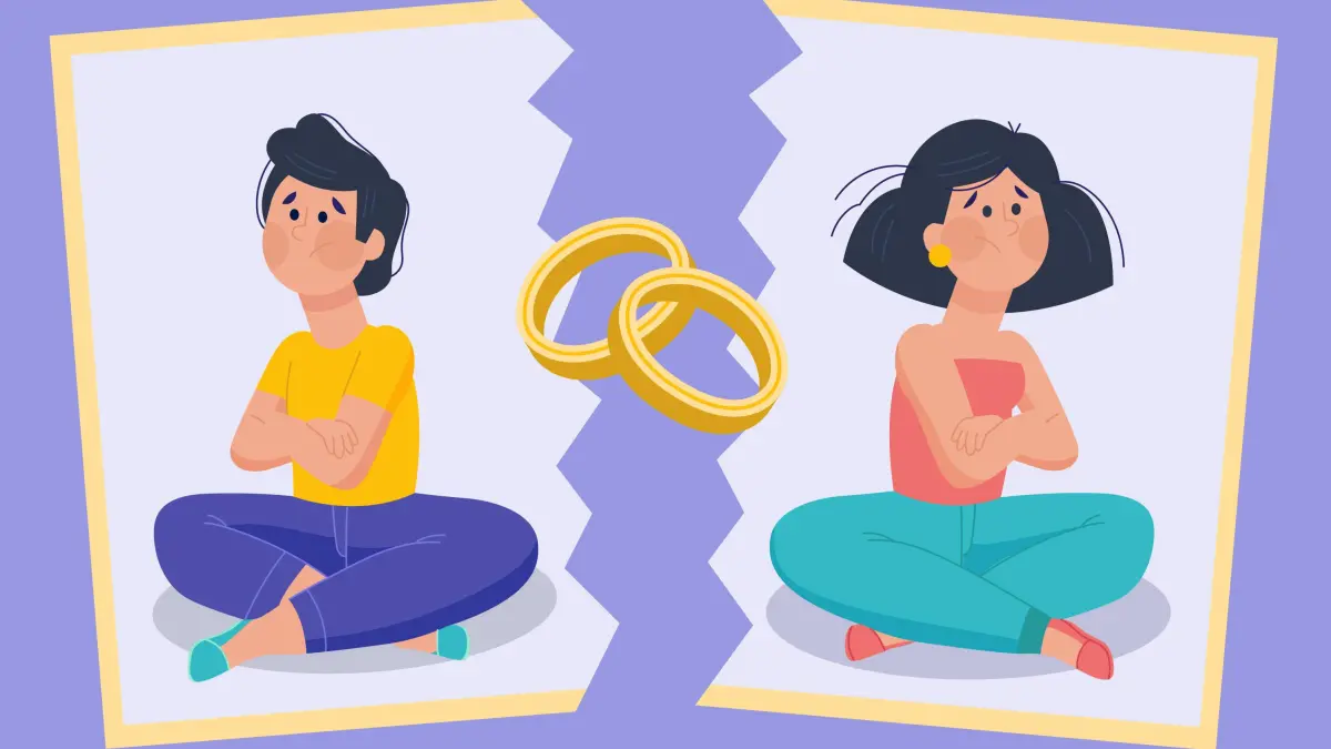 Ilustrasi perceraian. Angka perceraian di Kabupaten Sambas mengalami peningkatan dalam beberapa tahun terakhir. (FREEPIK)