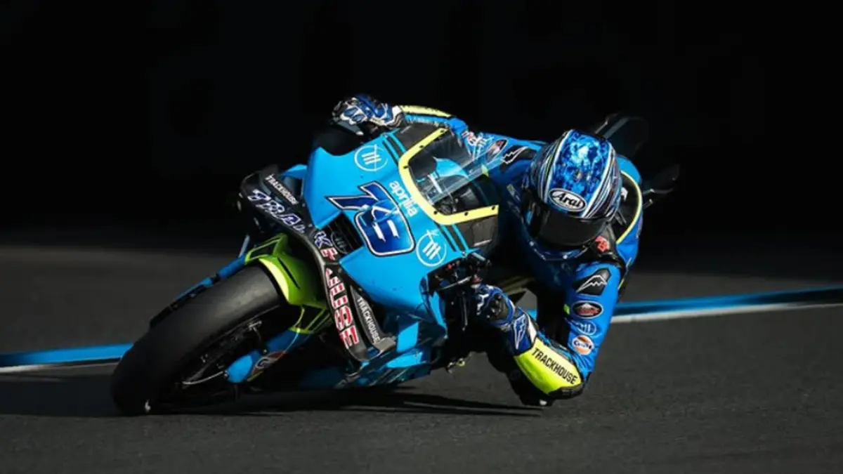 Ai Ogura tampil impresif di musim debut MotoGP bersama Trackhouse Racing. (INSTAGRAM/@aiogura79)