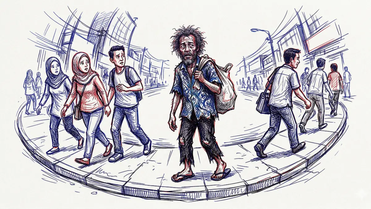Ilustrasi ODGJ.