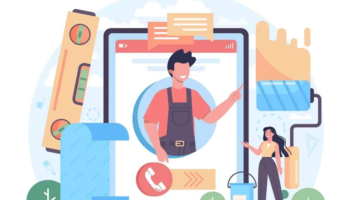 Ilustrasi pekerja jasa suruh (FREEPIK/@vector4stock)