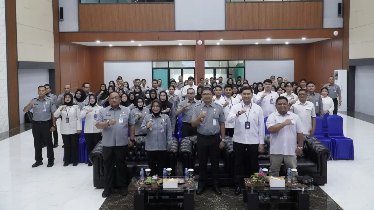Kanwil Kemenkum Kalbar menggelar sosialisasi persiapan purna tugas ASN pada Senin (13/4). (KANWIL KEMENKUM KALBAR)