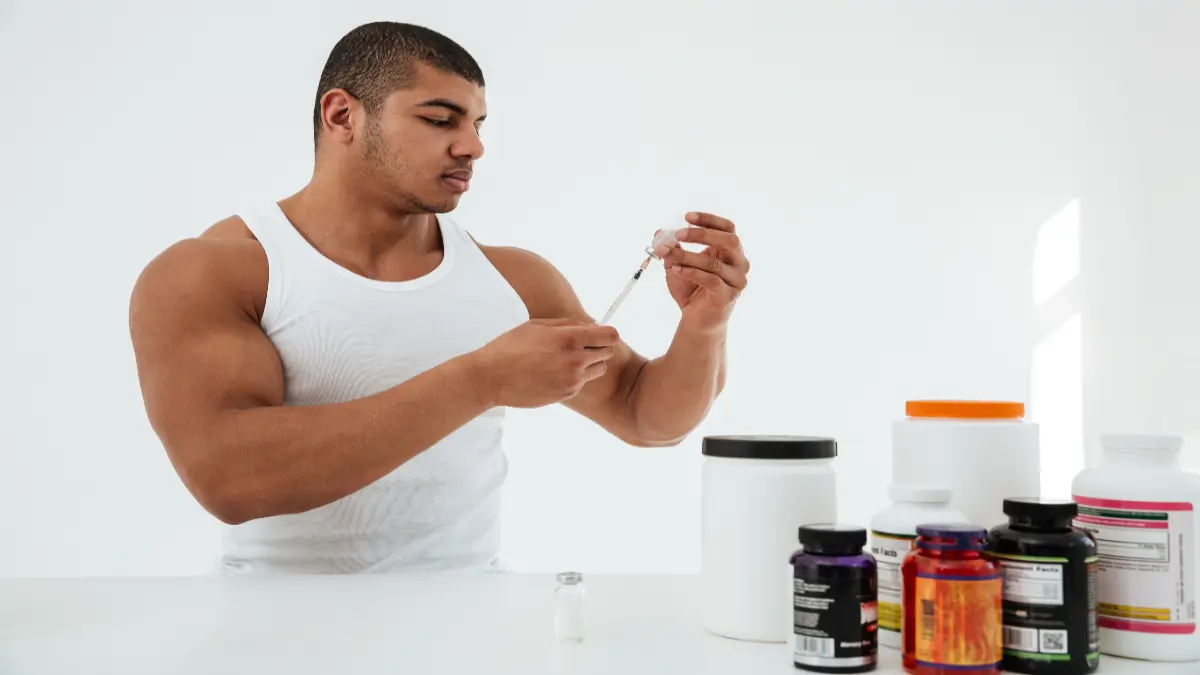 Penggunaan steroid anabolik untuk mempercepat pembentukan otot. (FREEPIK)