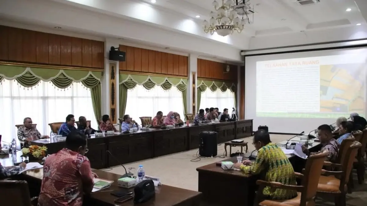 RAKOR: Suasana Rakor Forum Penataan Ruang ke-2 tahun 2026  ke-2 di Kantor Bupati Mempawah. (ISTIMEWA)