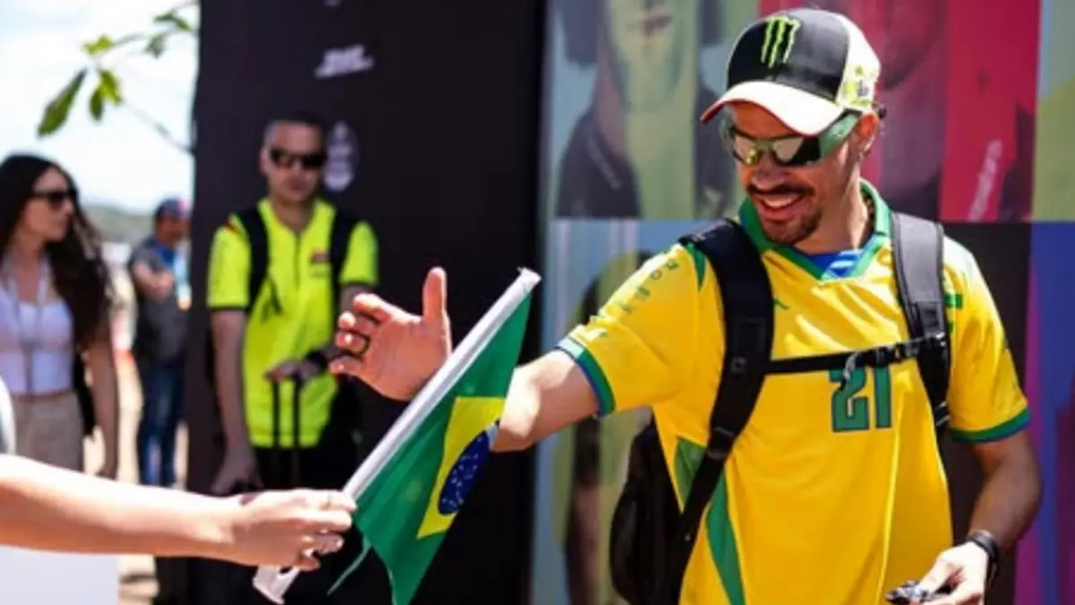 Penampilan Franco Morbidelli saat membela tim VR46 Racing Team di lintasan MotoGP. (INSTAGRAM/@frankymorbido)