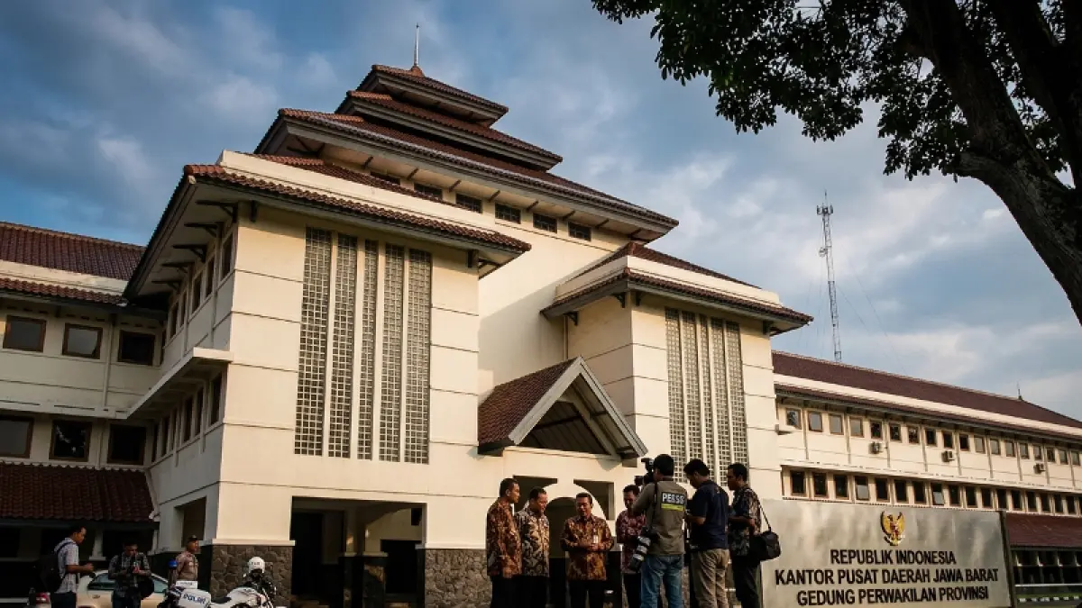 Ilustrasi Gedung ITB (AI)