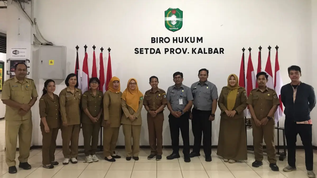 Kanwil Kemenkum Kalbar menggelar rapat fasilitasi Raperda Sintang tentang penyelenggaraan kabupaten layak anak pada Selasa (14/4). (ISTIMEWA)