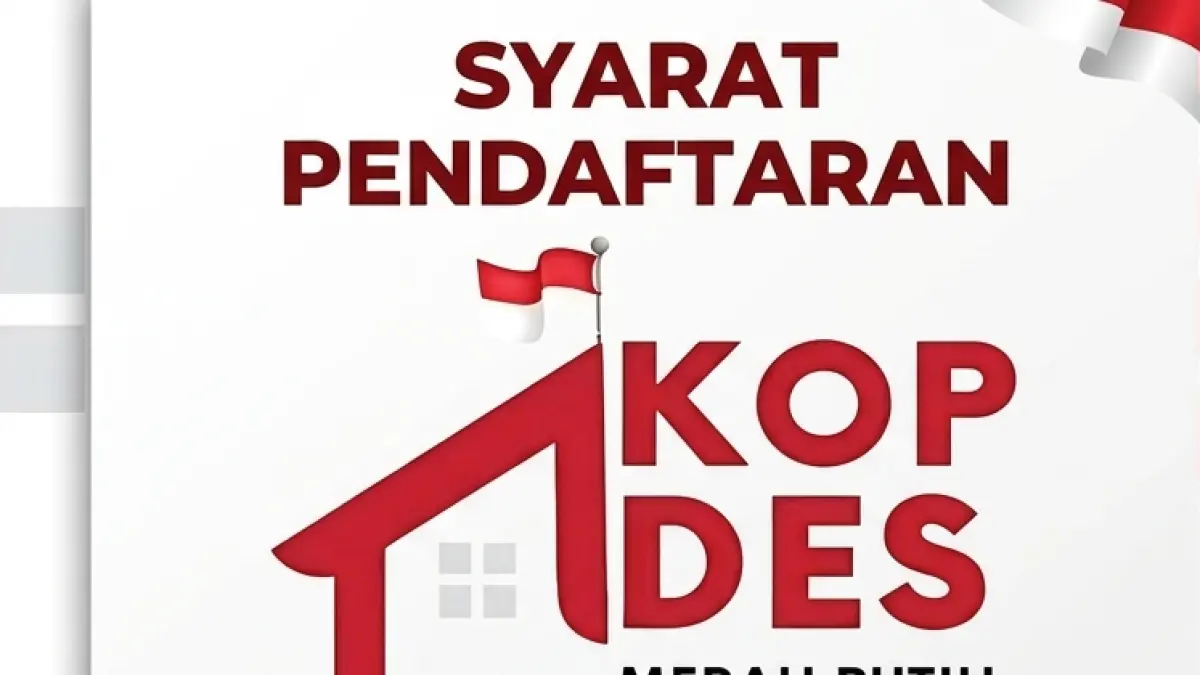 Syarat pendaftaran manajer Kopdes Merah Putih.