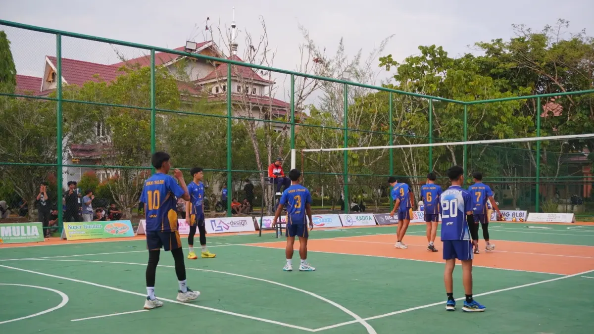 TURNAMEN: Poltesa menggelar turnamen bola voli tingkat pelajar SLTA Sederajat Singbebas 2026. (ISTIMEWA)