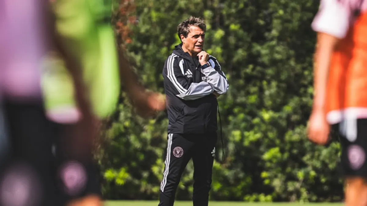Guillermo Hoyos memimpin latihan Inter Miami CF jelang laga MLS (INSTAGRAM/@intermiamicf)