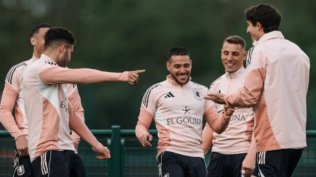 Pemain Aston Villa merayakan gol saat menghadapi Bologna. (INSTAGRAM/@astonvilla)