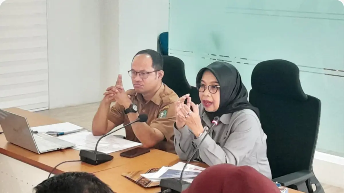 RAKOR: rapat koordinasi fasilitasi KI yang digelar di Kantor Bapperida Kalbar, Senin (13/4). (ISTIMEWA)