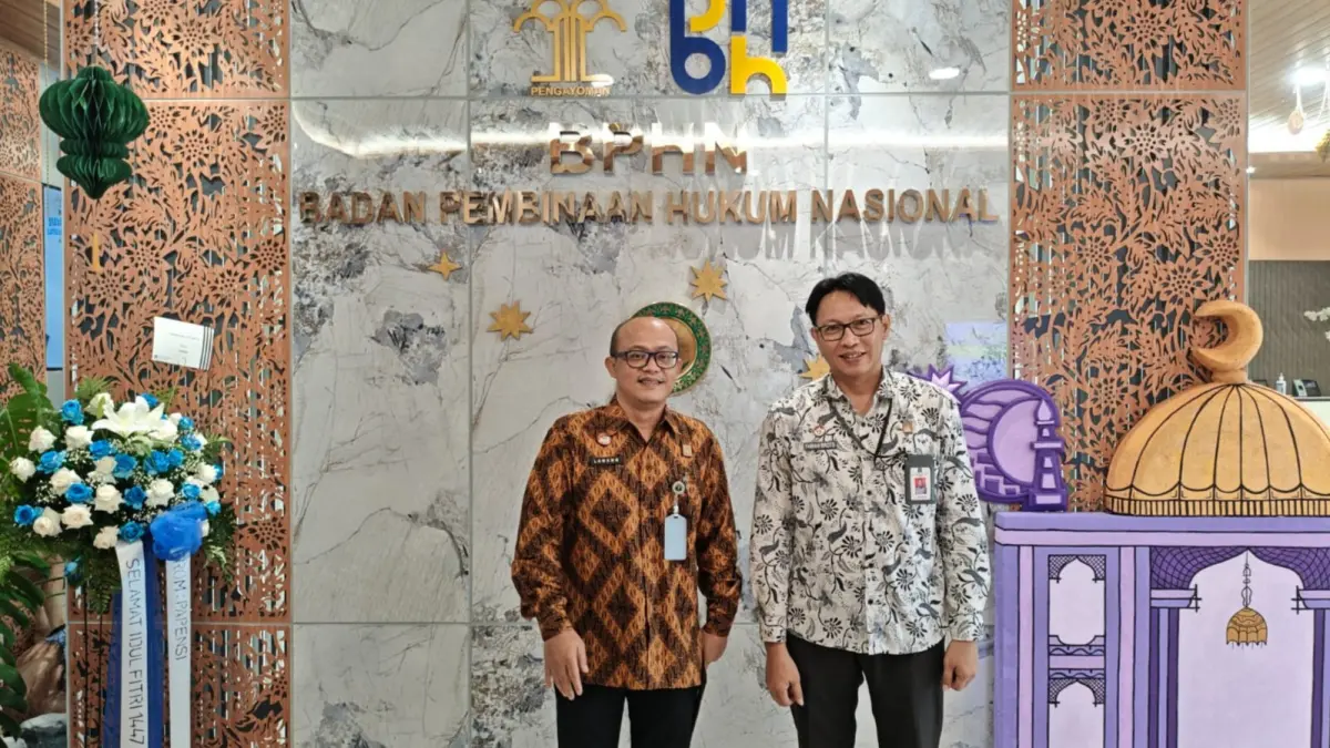 Kanwil Kemenkum kalbar melakukan koordinasi dengan BPHN Kemenkum RI pada Kamis (16/4). (DOK KANWIL KEMENKUM KALBAR)