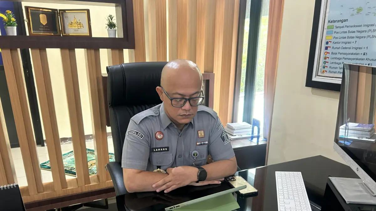 Kantor Wilayah Kementerian Hukum Kalimantan Barat mengikuti forum nasional SE-IA Sharing Session secara daring, Senin (20/4/2026). (DOK KANWIL KEMENKUM KALBAR)