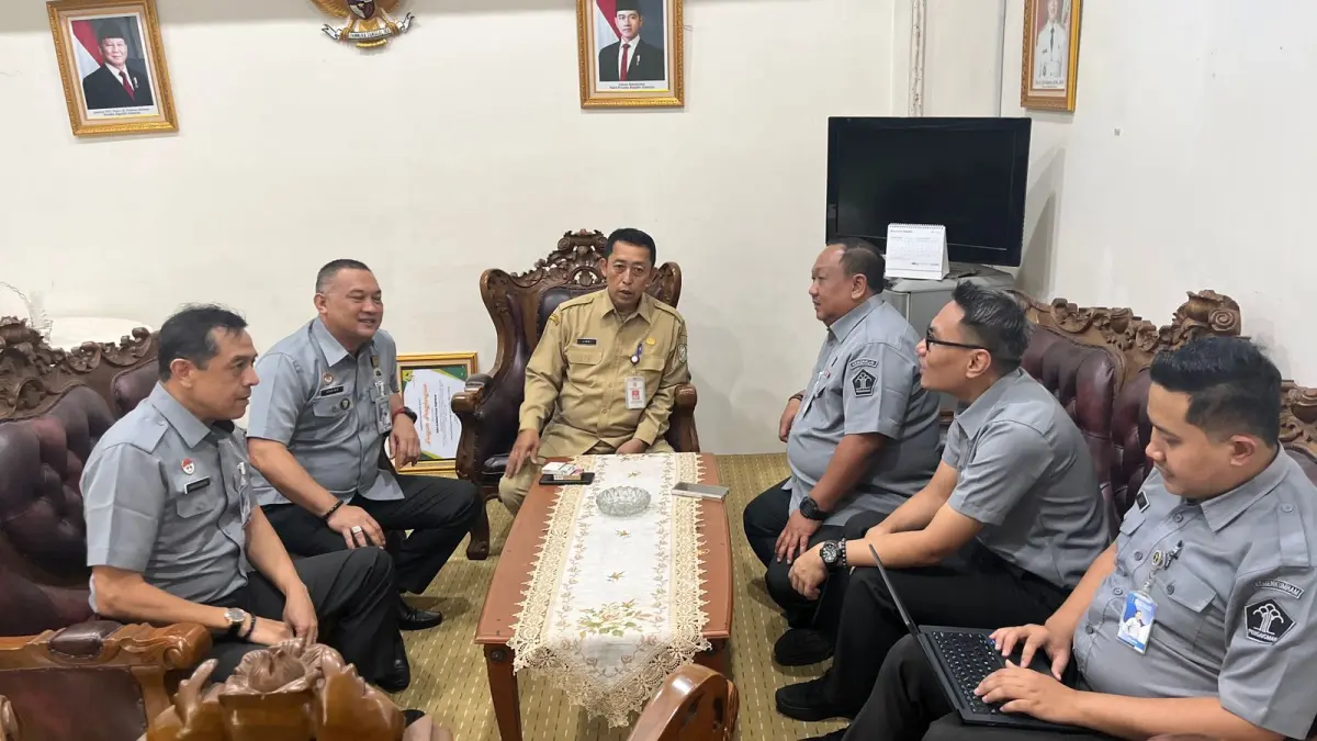 Kanwil Kemenkum Kalbar menggelar koordinasi bersama Biro Administrasi Pimpinan Setda Provinsi Kalbar pada Senin (20/4). (DOK KANWIL KEMENKUM KALBAR)